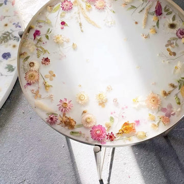 Bespoke Floral Side Table