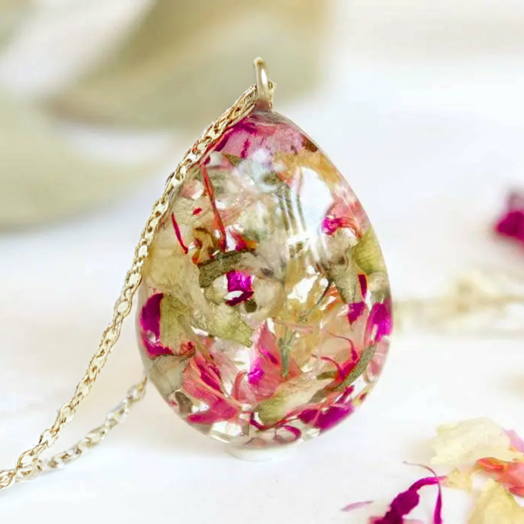  The Cherished – Handcrafted Bouquet Memory Necklace