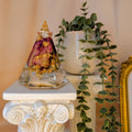 Preserve your wedding bouquet with our beautiful bespoke ring holder which features your special bouquet. Admire your wedding bouquet every time you place your rings on your dresser!
